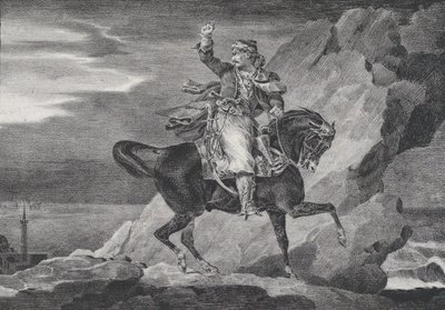 Giaour, 1820. by Theodore Gericault