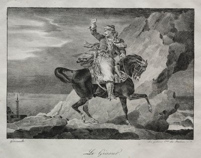 Giaour, 1820. by Theodore Gericault