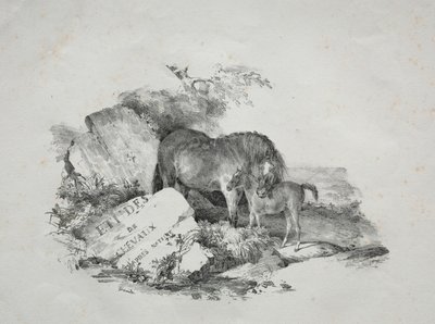 Kısrak ve Tayı by Theodore Gericault