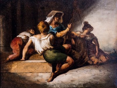 Yoksul Aile by Theodore Gericault