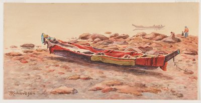 [Kuzeybatı Kano], muhtemelen 1884-86 veya 1903-14 (kağıt üzerine sulu boya) by Theodore J. Richardson