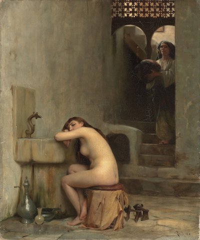 Banyo Dinlenme, 1888 by Theodore Jacques Ralli