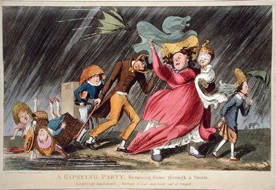 Bir Fırtına Yoluyla Eve Dönen Bir Çingene Partisi, Thomas McLean, Londra tarafından yayınlandı by Theodore Lane