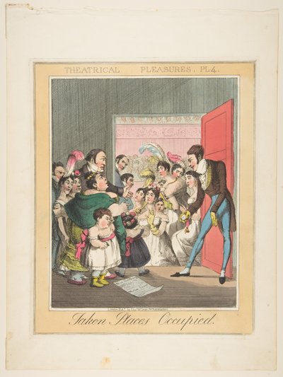 Teatral Zevkler, Levha 4: Alınan Yerler İşgal Edilen, ca. 1835. by Theodore Lane