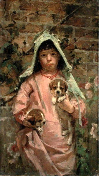 Köpekli Kız by Theodore Robinson