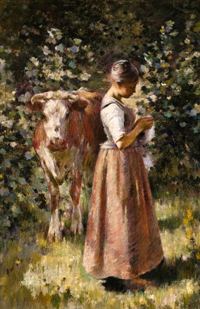 La Vachere, yaklaşık 1888. by Theodore Robinson