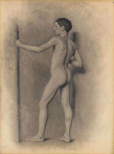 Erkek Figürü Çalışması, 1875 by Theodore Robinson