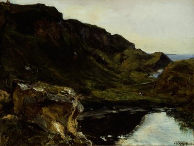 Manzara by Theodore Rousseau
