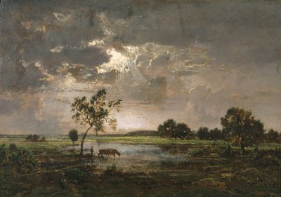 Manzara by Theodore Rousseau