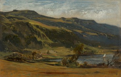 Auvergne kırsalı by Theodore Rousseau