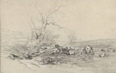 kesilen ağaçlar by Theodore Rousseau