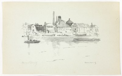 Nehirden Battersea, Alçak Gelgit by Theodore Roussel