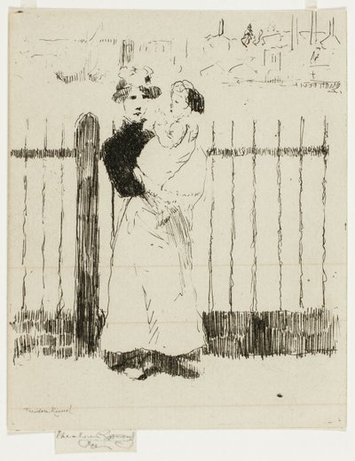 Emma ve Bebeği, Chelsea Dolgusu by Theodore Roussel