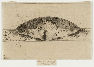 Jüpiter ve Alcmene Madalyonu, Bir Çerçevenin Dekorasyonu için Eskiz by Theodore Roussel