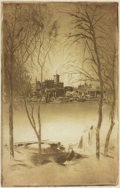 Laburnums ve Battersea by Theodore Roussel