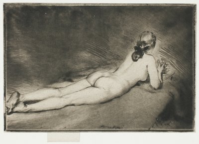 Çıplak Şekil Yatarken by Theodore Roussel