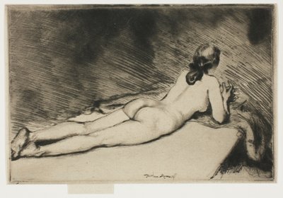 Çıplak Şekil Yatarken by Theodore Roussel