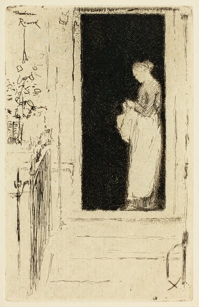 Penelope, Bir Kapı Chelsea by Theodore Roussel