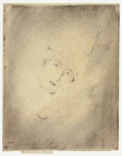 Pierrot, Lady A.C. by Theodore Roussel