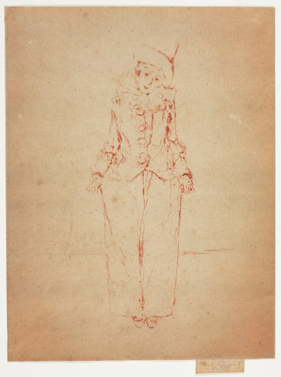 Pierrot en Pied, Lady A.C. by Theodore Roussel
