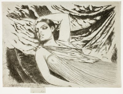 Uyuyan Model veya Uyuyan by Theodore Roussel
