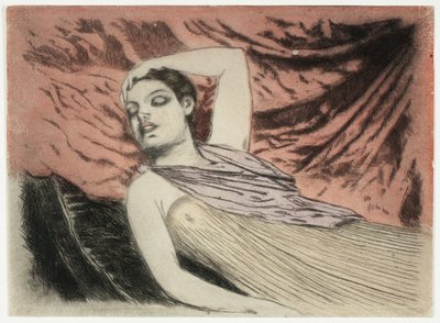 Uyuyan Model veya Uyuyan by Theodore Roussel