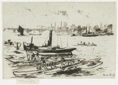 Steam Lansmanı, Chelsea Embankment by Theodore Roussel