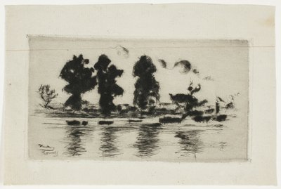 Thames, Akşam by Theodore Roussel