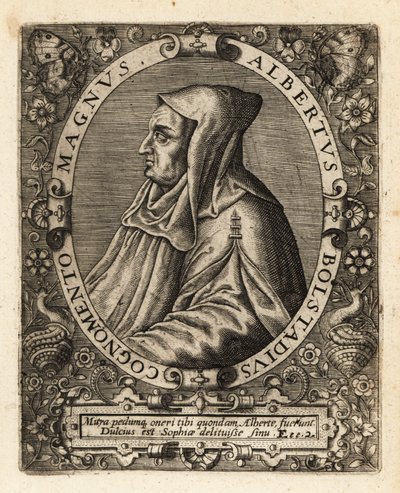Albertus Magnus, Alman Katolik piskoposu. by Theodore de Bry