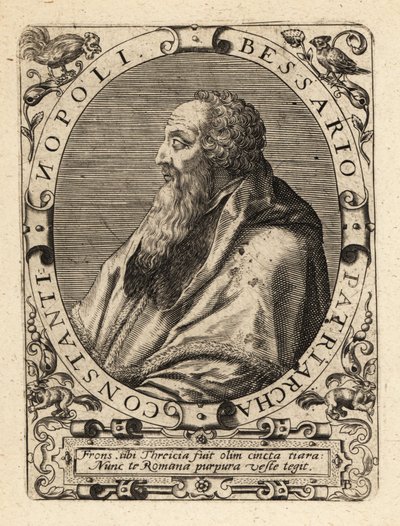 Basilios Bessarion, Konstantinopolis Patriği. by Theodore de Bry
