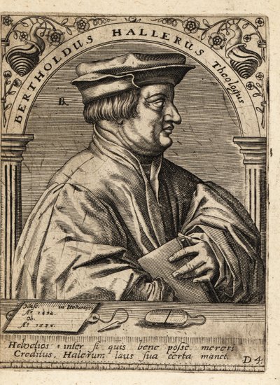 Berchtold Haller by Theodore de Bry