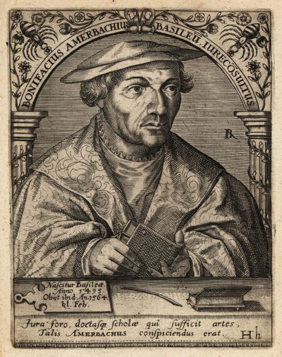 Boniface Amerbach by Theodore de Bry