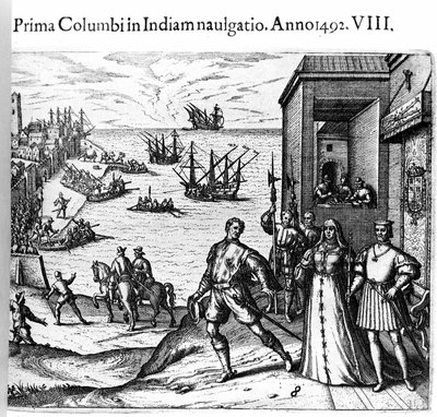 Christopher Columbus ve Pinzon kardeşler, Yeni Dünya için 03/08/1492