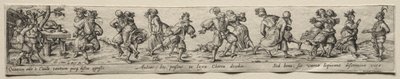 Köylülerin Dansı. by Theodore de Bry