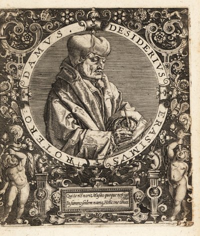 Rotterdam Erasmusu by Theodore de Bry