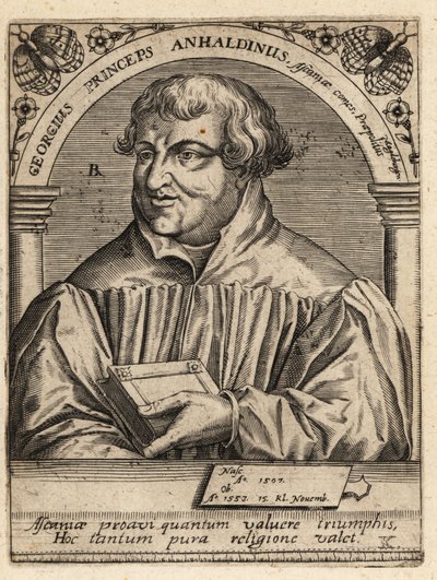 George III, Anhalt-Dessau Prensi by Theodore de Bry