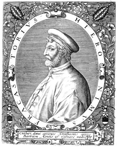 Girolamo Fracastoro, İtalyan doktor, şair ve astronom, 16. yüzyılın sonlarında by Theodore de Bry