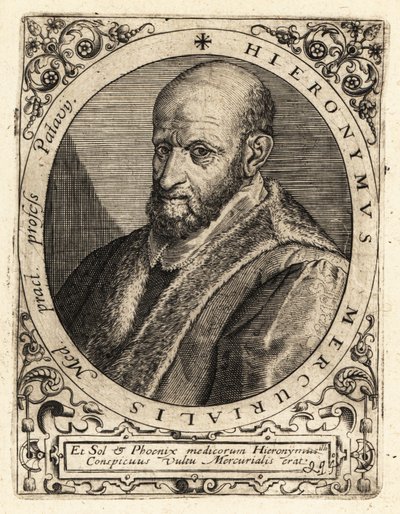 Girolamo Mercuriale, Italian philologist by Theodore de Bry