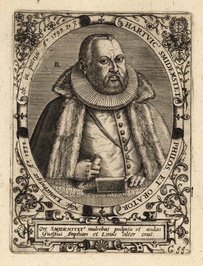 Hartwig Schmidenstedt, Alman retorikçi. by Theodore de Bry