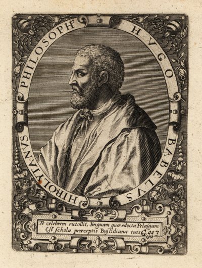 Hugues Babet, Fransız filozof. by Theodore de Bry