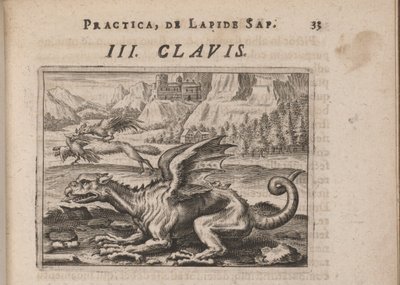 Tripus Avrevs için illüstrasyon, yani seçkin kimyagerlerin üç incelemesi.., 1618 by Theodore de Bry