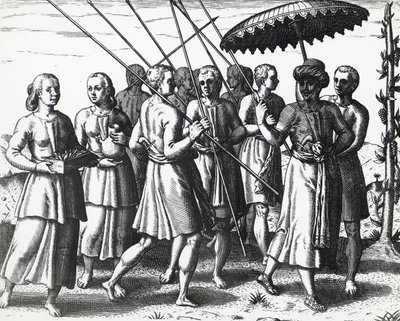 Sumatra sakinleri, Theodor de Bry (1528-1598), gravür by Theodore de Bry