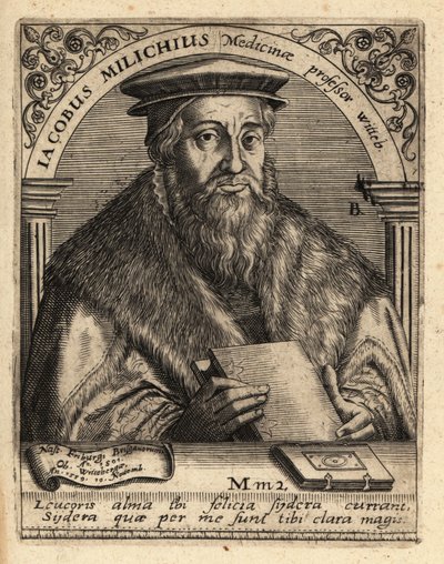Jacob Milich, Alman astronom by Theodore de Bry