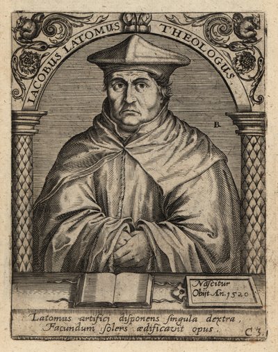 Jacques Masson, c1475-1544, Flaman ilahiyatçı. by Theodore de Bry