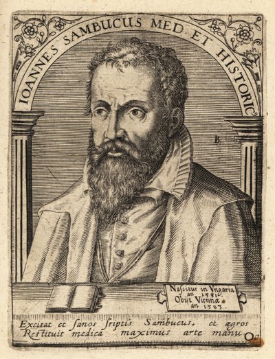 Janos Zsamboky, Macar hümanist bilim adamı by Theodore de Bry