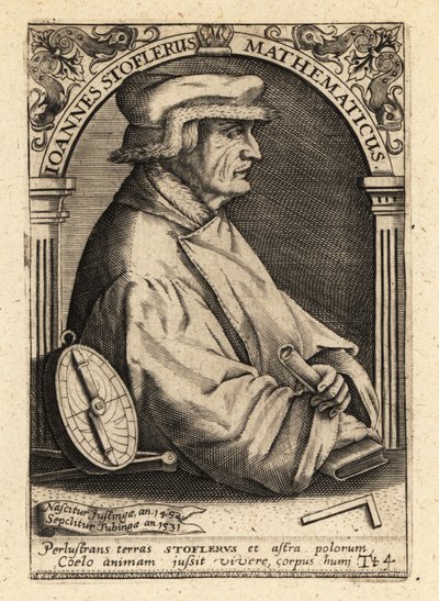Johannes Stoffler, Alman matematikçi. by Theodore de Bry
