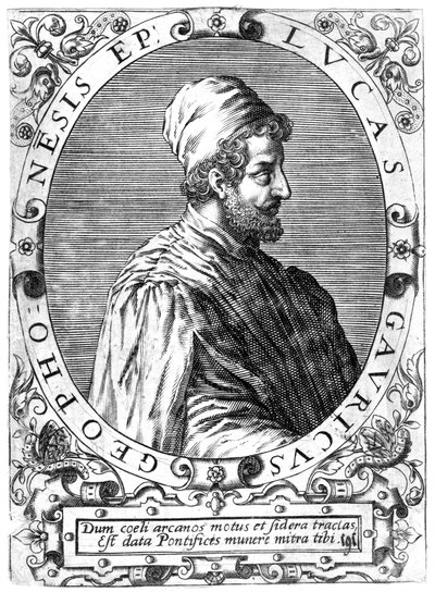 Lucas Gaurico, İtalyan astronom, astrolog ve matematikçi, 16. yüzyıl. by Theodore de Bry