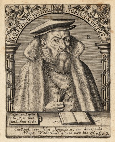 Modestinus Pistoris by Theodore de Bry