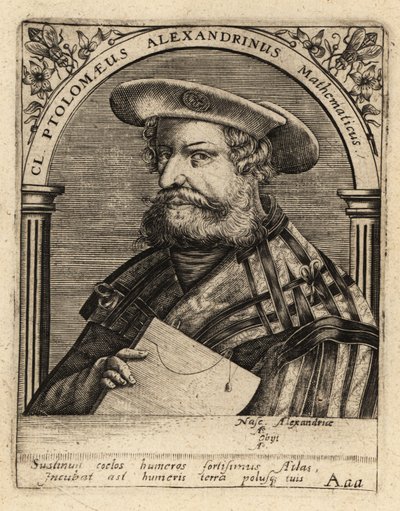 Nicolaus Germanus, Alman haritacı. by Theodore de Bry