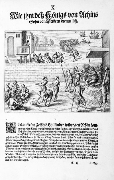 Krala Teklifler, 1606 by Theodore de Bry